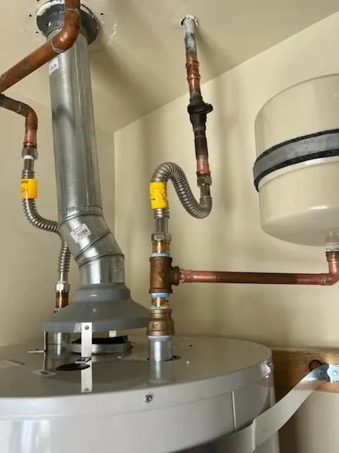 Water heater installation and plumbing repair in Buffalo Creek