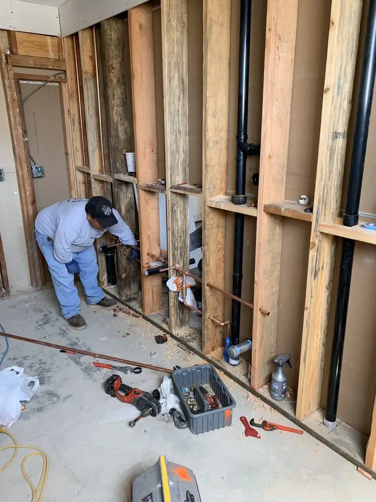 Commercial rough-in plumbing for Gas Line Repair in Buffalo Creek